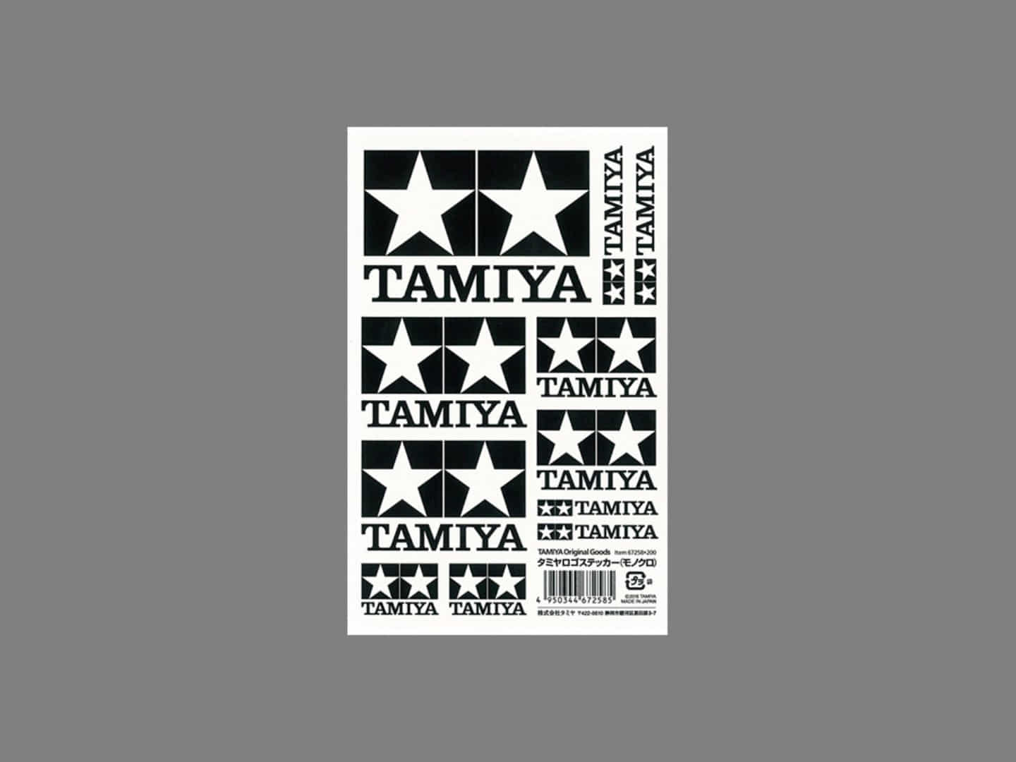 [67258]Tamiya Logo Stickers Mono