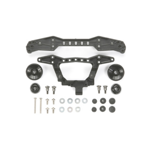[15412] Carbon Reinforced Rear Double Roller Stay 3 Attachment Points