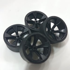 특수사이즈 회경 타이어(12) 22.5mm 휠 블랙/타이어 블랙