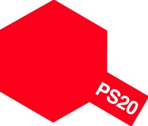 [86020] PS20 형광 레드 폴리카보네이트 타미야 스프레이