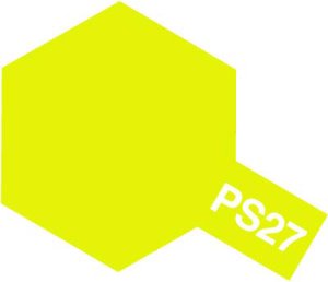 [86027] PS27 형광 옐로우 폴리카보네이트 타미야 스프레이