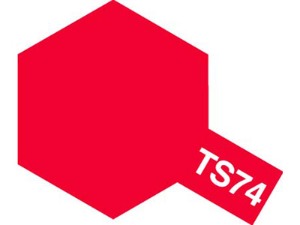 [85074] TS74 클리어 레드 (반투명칼라) 유광 타미야 스프레이