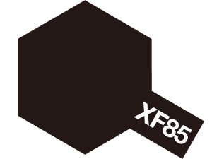 [81785] XF85 미니 러버 블랙 타미야 아크릴 페인트 무광