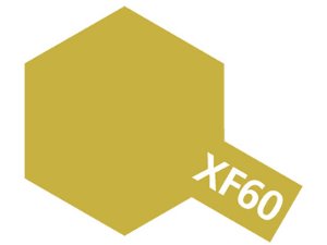 [81760] XF60 미니 다크 옐로우 타미야 아크릴 페인트 무광