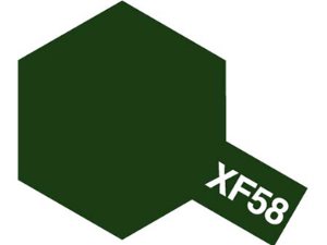 [81758] XF58 미니 올리브 그린 타미야 아크릴 페인트 무광