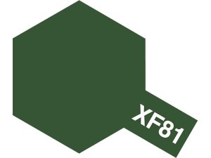 [81781] XF81 미니 다크 그린 2 (영국공군) 타미야 아크릴 페인트 무광