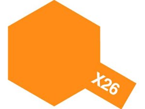 [80026] X26 클리어 오렌지 타미야 에나멜 페인트 유광