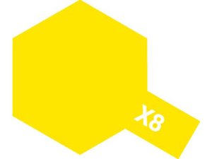 [80008] X8 레몬 옐로우 타미야 에나멜 페인트 유광