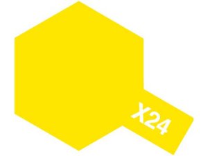 [80024] X24 클리어 옐로우 타미야 에나멜 페인트 유광