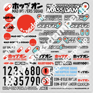 [M/D] Mad Hoppers Squad Collab. Mini Decal Sheet