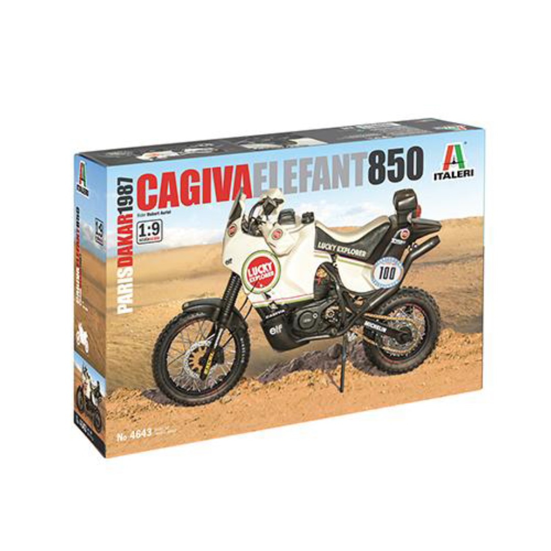 [IT4643S] ITALERI 1:9 CAGIVA ELEPHANT 850 오토바이 프라모델