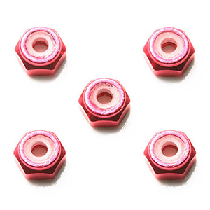 [95426] 2mm Alu Lock Nut Pink 5